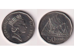Острова Фиджи. 50 центов 2009г.