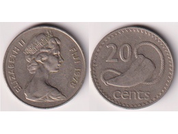 Острова Фиджи. 20 центов 1978г.