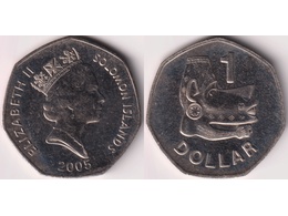 Соломоновы Острова. 1 доллар 2005г.