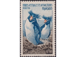 Французские Антарктические территории. Марка 1956г.