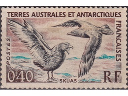 Французские Антарктические территории. Птицы. 1959г.