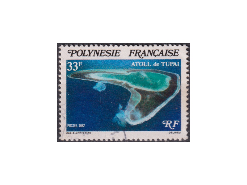 Французская Полинезия. Почтовая марка 1982г.