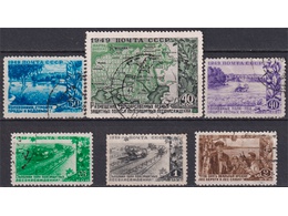 Лесонасаждения. Серия марок 1949г.