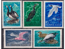 Птицы. Серия марок 1972г.