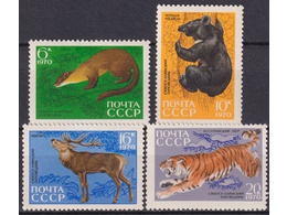 Фауна. Почтовые марки 1970г.
