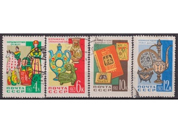 Народные промыслы. Серия марок 1963г.