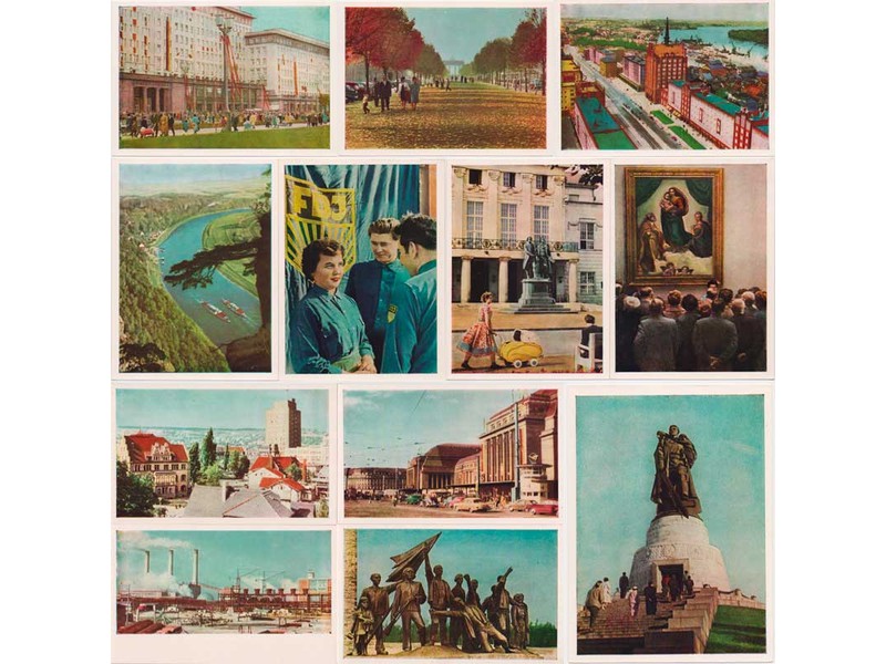 ГДР. Набор открыток. «ИЗОГИЗ» 1963г.