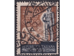 Италия. Олимпиада. Почтовая марка 1952г.