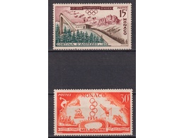 Монако. Олимпиада. Почтовые марки 1956г.