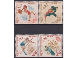 Монако. Олимпиада. Серия марок 1964г.