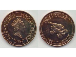 Острова Питкэрн. 1 доллар 2009г.