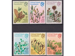Фолклендские Острова. Цветы. Серия марок 1981г.
