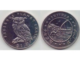 Эритрея. 1 доллар 1995г.