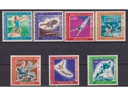 Монако. Олимпиада. Серия марок 1968г.