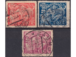 Чехословакия. Почтовые марки 1923г.
