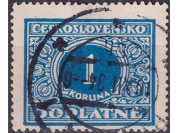 Чехословакия. Доплатная марка 1928г.