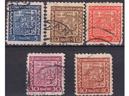 Чехословакия. Герб. Почтовые марки 1929-1931гг.