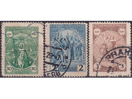 Чехословакия. Святой Вацлав. Почтовые марки 1929г.