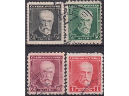 Чехословакия. Томаш Масарик. Почтовые марки 1930г.