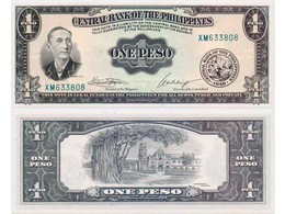 Филиппины. Банкнота 1 песо 1949г.