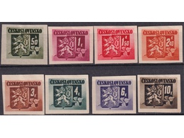 Чехословакия. Стандартный выпуск. Почтовые марки 1945г.