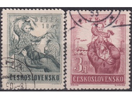 Чехословакия. Детям - 1949. Почтовые марки 1949г.