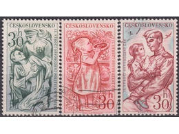 Чехословакия. Освобождение. Почтовые марки 1960г.