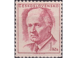 Чехословакия. Людвик Свобода. Почтовая марка 1970г.