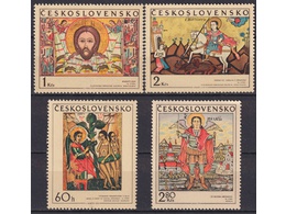 Чехословакия. Иконы. Серия марок 1970г.