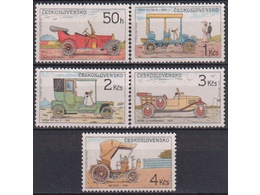 Чехословакия. Автомобили. Почтовые марки 1988г.
