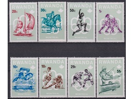 Руанда. Олимпиада. Серия марок 1976г.