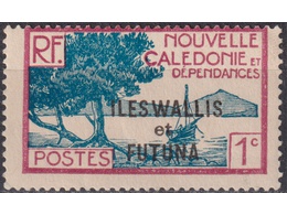 Уоллис и Футуна. Мангры. Почтовая марка 1930г.