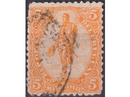 Уругвай. Артигас. Почтовая марка 1904г.