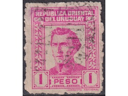 Уругвай. Артигас. Почтовая марка 1951г.