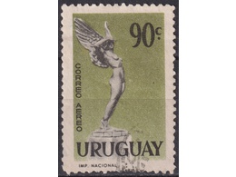 Уругвай. Авиапочта. Почтовая марка.