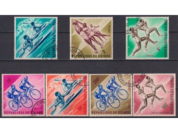 Гвинея. Спорт. Почтовые марки 1963г.