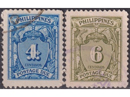 Филиппины. Доплатные марки 1947г.