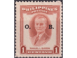 Филиппины. Мануэль Кесон. Почтовая марка 1953г.