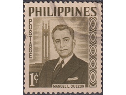 Филиппины. Мануэль Кесон. Почтовая марка 1960г.