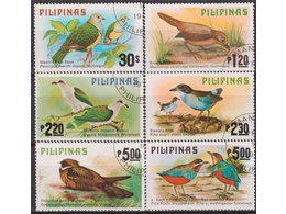 Филиппины. Птицы. Серия марок 1979г.