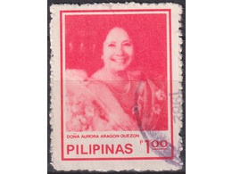 Филиппины. Дона Аврора Арагон. Почтовая марка 1982г.
