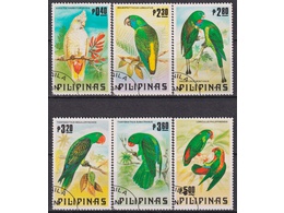 Филиппины. Попугаи. Серия марок 1984г.
