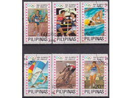 Филиппины. Олимпиада-84. Серия марок 1984г.