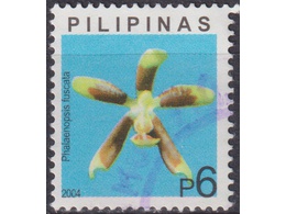 Филиппины. Орхидея. Почтовая марка 2004г.
