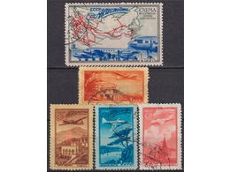 Авиапочта. Почтовые марки 1949г.
