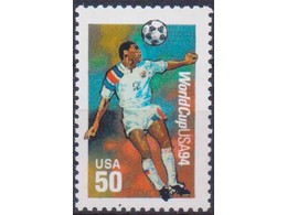 США. Футбол. Почтовая марка 1994г.
