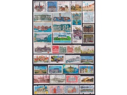 Архитектура. Города и замки. Почтовые марки Германии.