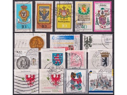 Геральдика. Почтовые марки Германии.