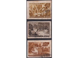 Заводы в СССР. Почтовые марки 1947г.