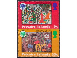 Острова Питкэрн. Рождество. Почтовые марки 1979г.